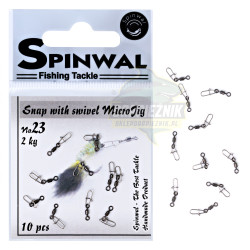 Agrafki z krętlikami Spinwal - Roz. 23