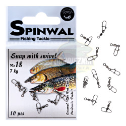 Agrafki z krętlikami Spinwal - Roz. 18