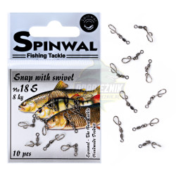 Agrafki z krętlikami Spinwal - Roz. 18S