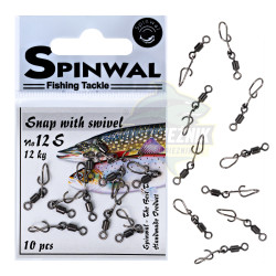 Agrafki z krętlikami Spinwal - Roz. 12S