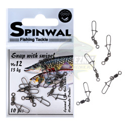 Agrafki z krętlikami Spinwal - Roz. 12