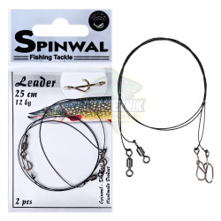 Przypony wolframowy Spinwal - 25cm / 12kg ZAPINKA