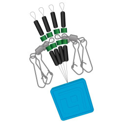 Stopery Lorpio STICK z agrafką i krętlikiem 73-212-021 - roz. L