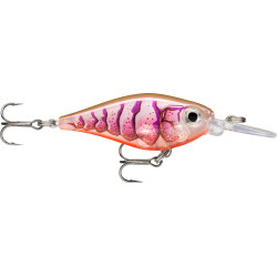FNS04-PUPU Wobler Rapala X-Light Shad 4cm - PUPU / Purple Prawn UV