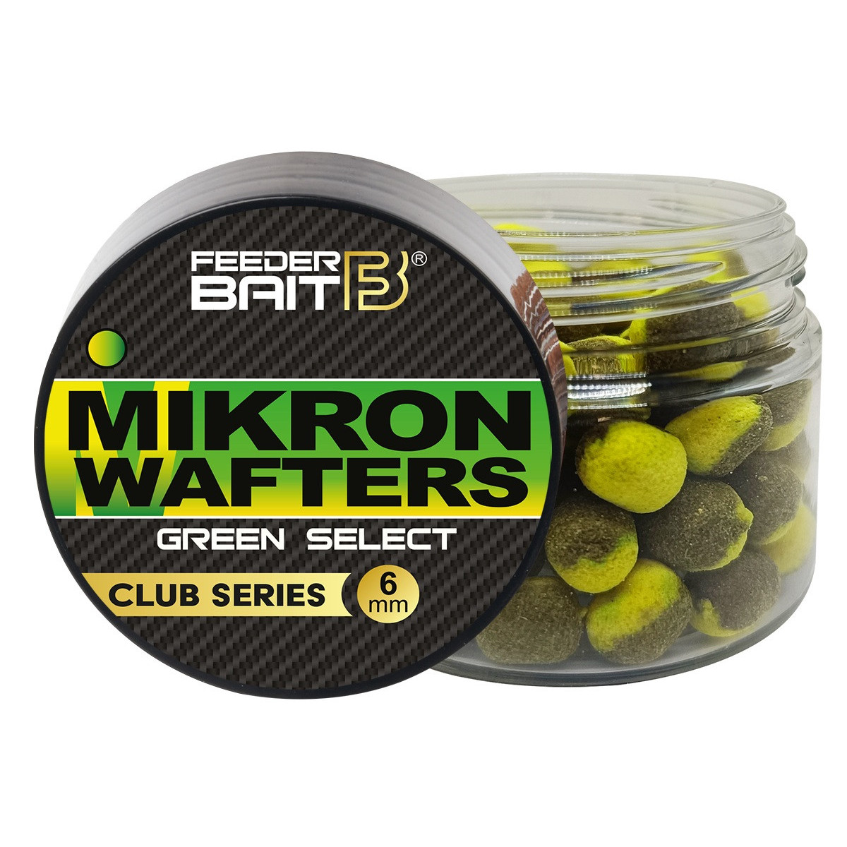 FB27-27 Feeder Bait Mikron Wafters 4/6mm - Green Select