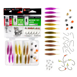 Zestaw gum FishUp Tanta 1.5" - Czeburaszka / Wolfram