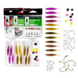 Zestaw gum FishUp Tanta 1.5" - Czeburaszka / Ołów