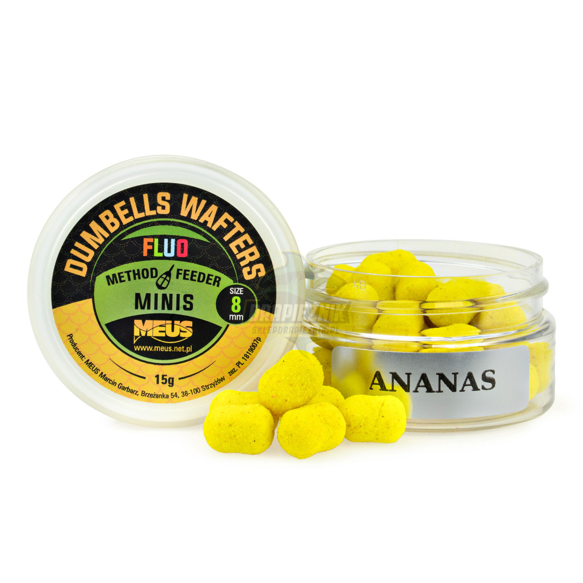 MDWAS Waftersy MEUS Dumbells Wafters FLUO 8mm - Ananas