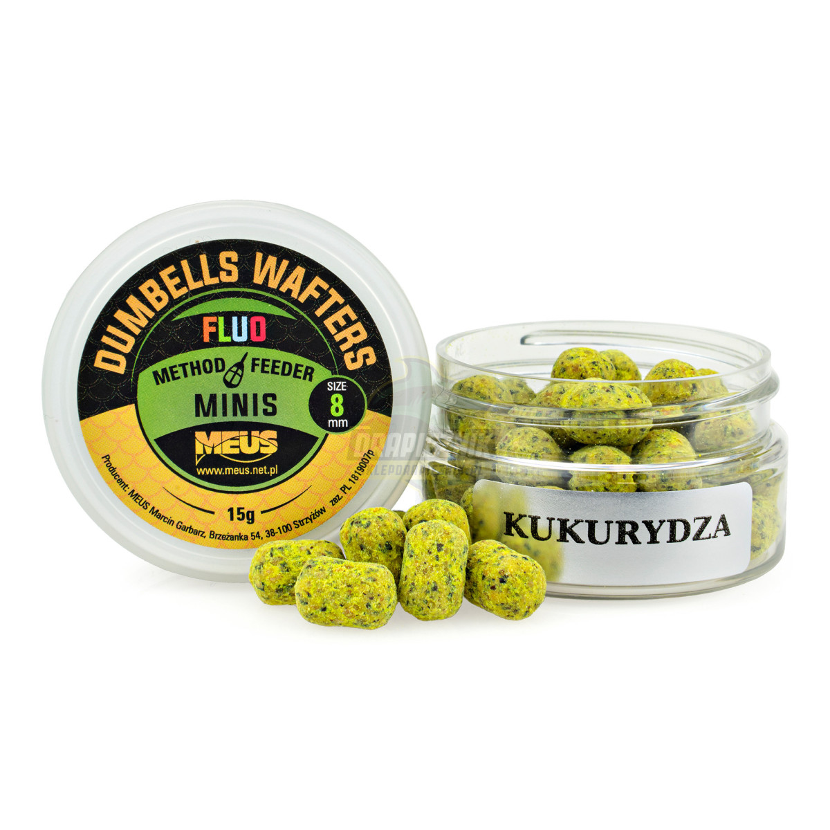 MDWKUK Waftersy MEUS Dumbells Wafters Fluo Minis 8mm - Kukurydza