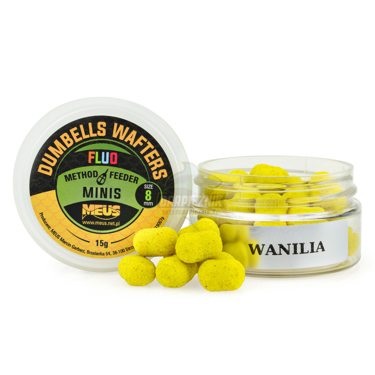 MDWWA Waftersy MEUS Dumbells Wafters Fluo Minis 8mm - Wanilia