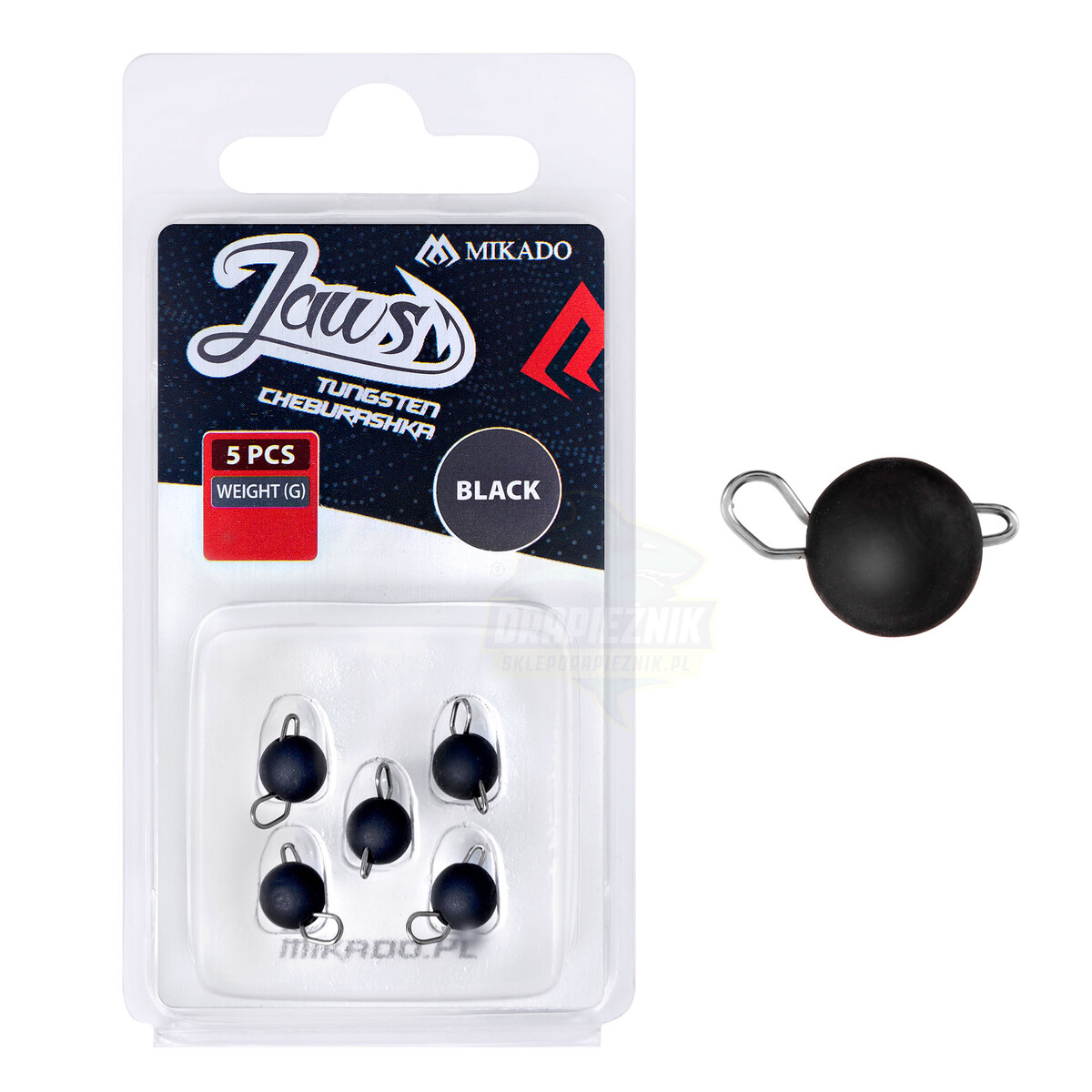 Główki Cheburashki Mikado JAWS Black