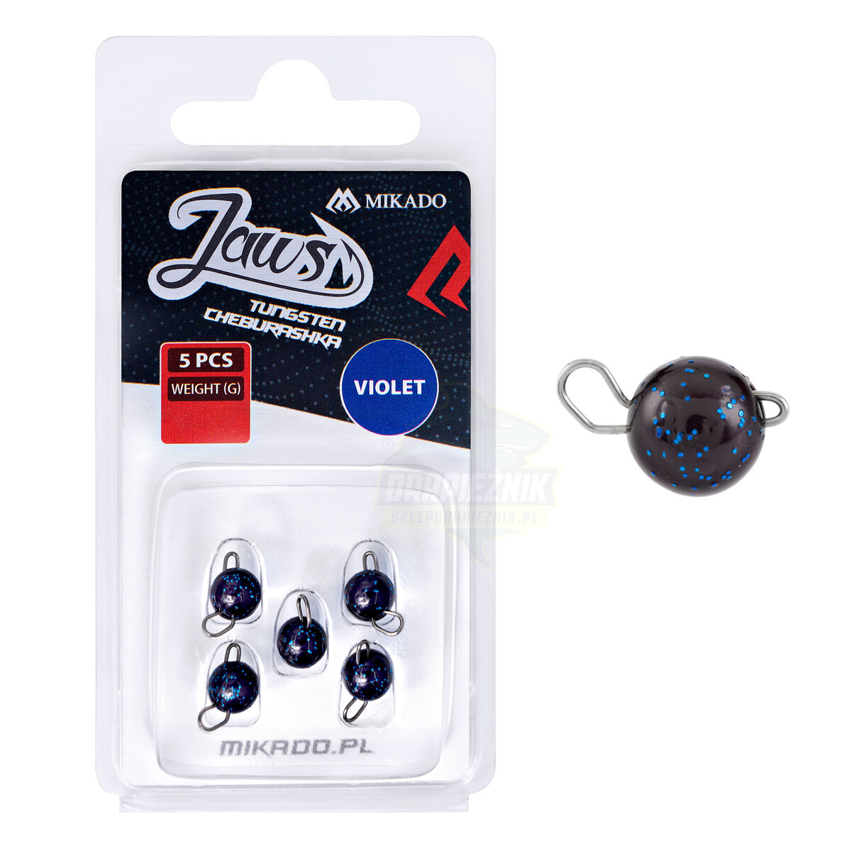 Główki Cheburashki Mikado JAWS Violet