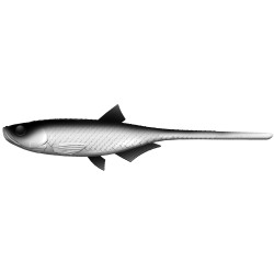 LB-BS21-001 Libra Lures Bleak Slug Tail 8.2'' 21cm - 001 / WHITE