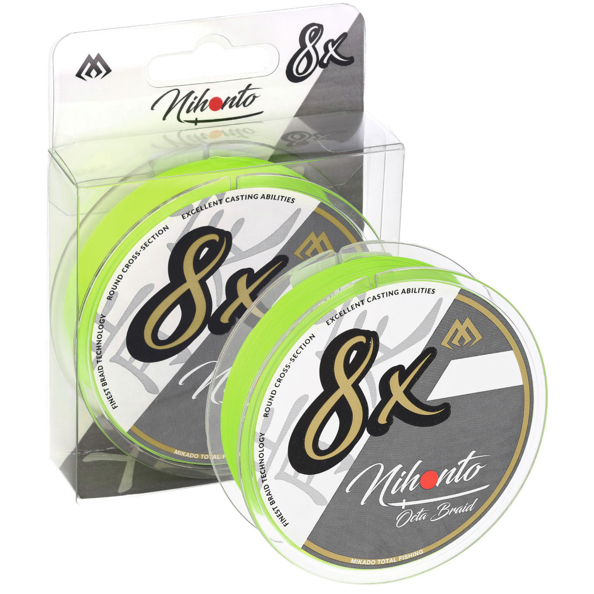 Plecionka Mikado Nihonto Octa Braid 150m - Fluo