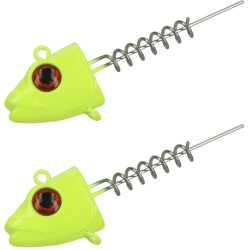 Wkręcane główki Mikado Jaws Vertical - FLUO