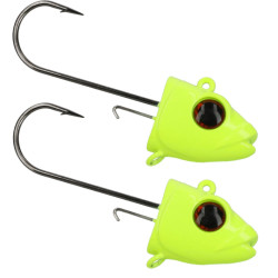 OMGJV-30-5/0-F Główki Mikado Jaws Vertical hak 5/0 - Fluo / 30g