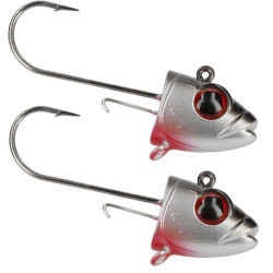 Główki Mikado Jaws Vertical hak 5/0 - Natural Roach