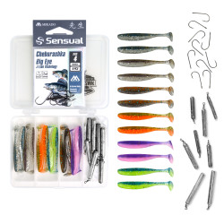 Zestaw gum Keitech Easy Shiner 2'' 5.1cm - MIX 31 - Boczny trok