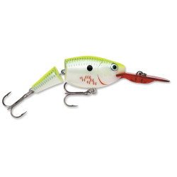 JSR07-BCSD Wobler Rapala Jointed Shad Rap 7cm - BOSD / Bleading Chartreuse Shad