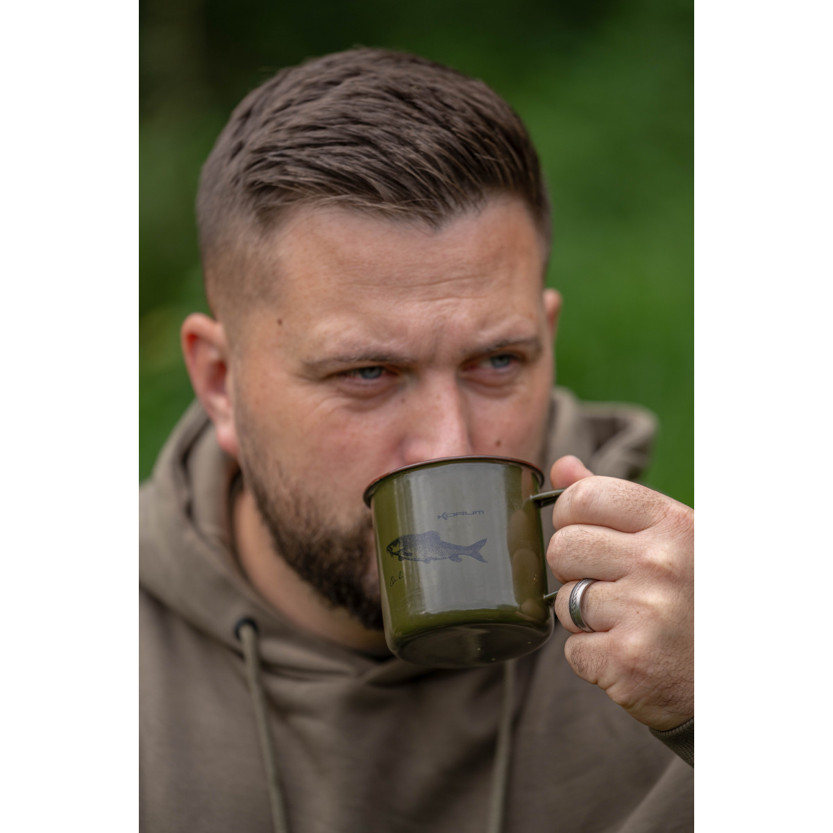 Kubek Korum Classic Enamel Mug Barbel 330ml