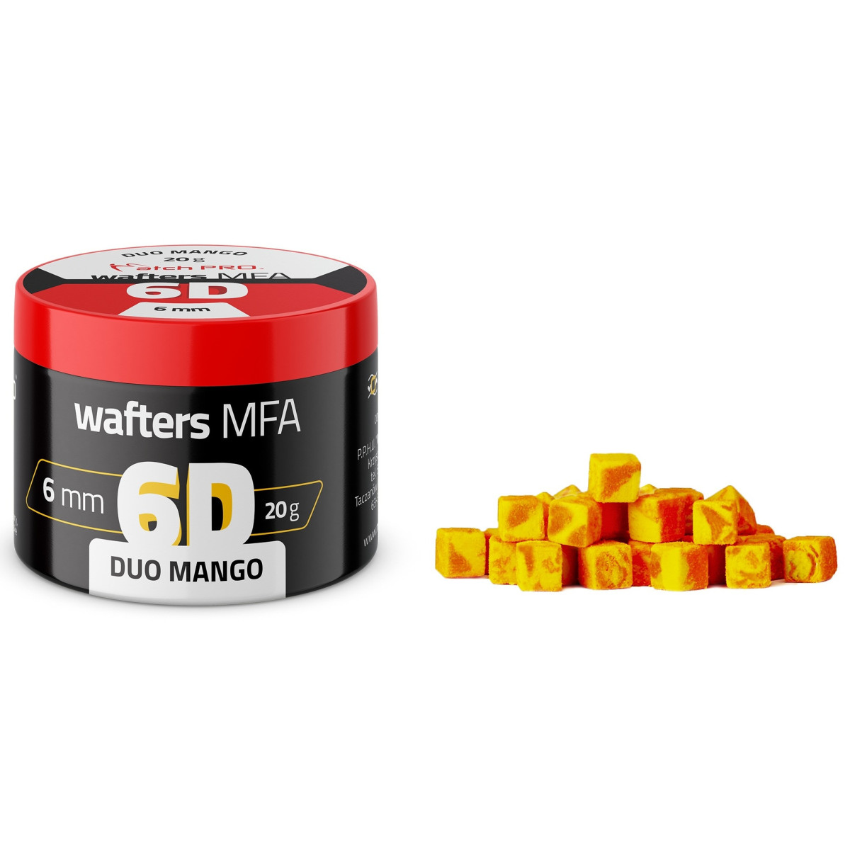 978750 Przynęty MatchPro 6D MFA Wafters 6x6mm - DUO MANGO