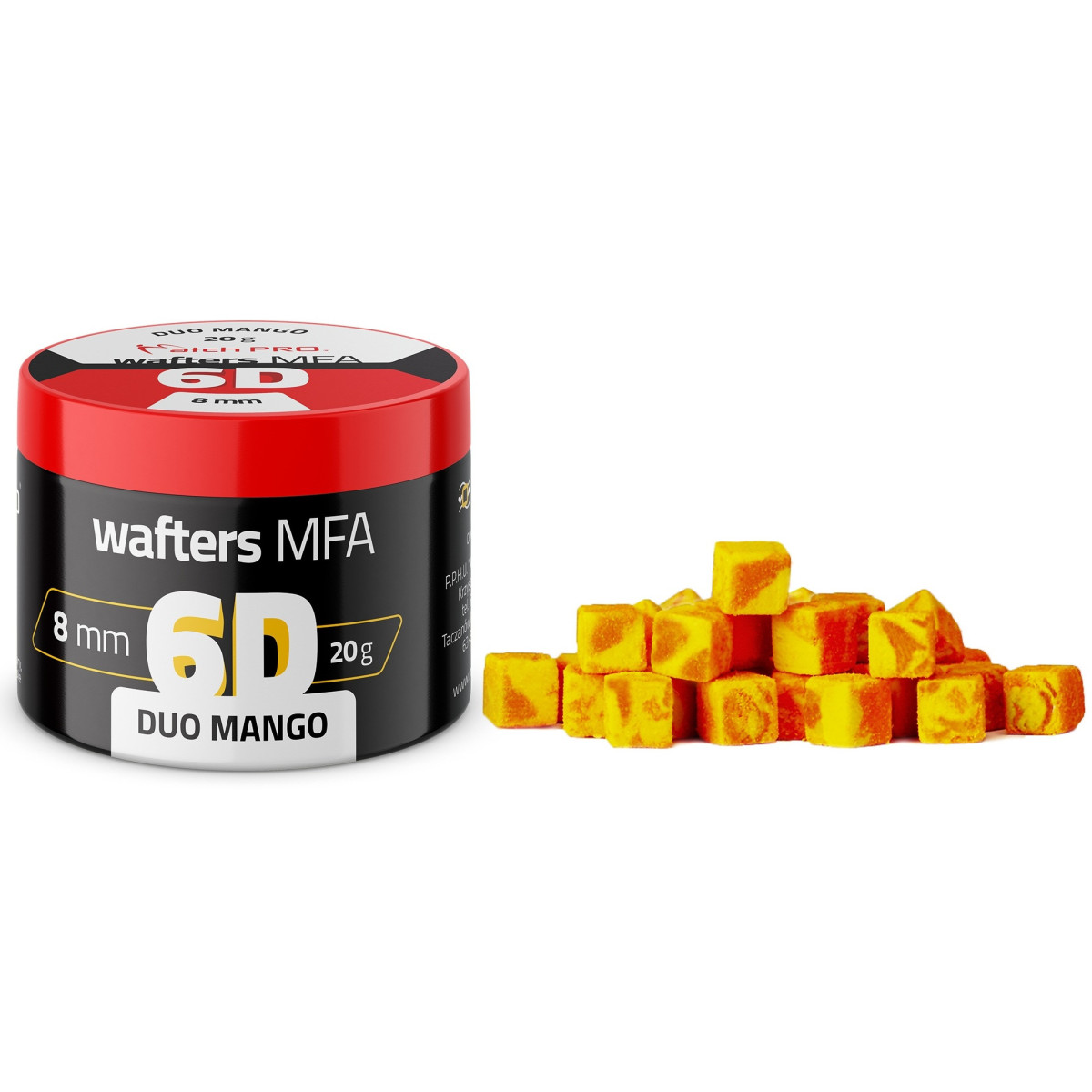 978800 Przynęty MatchPro 6D MFA Wafters 8x8mm - DUO MANGO