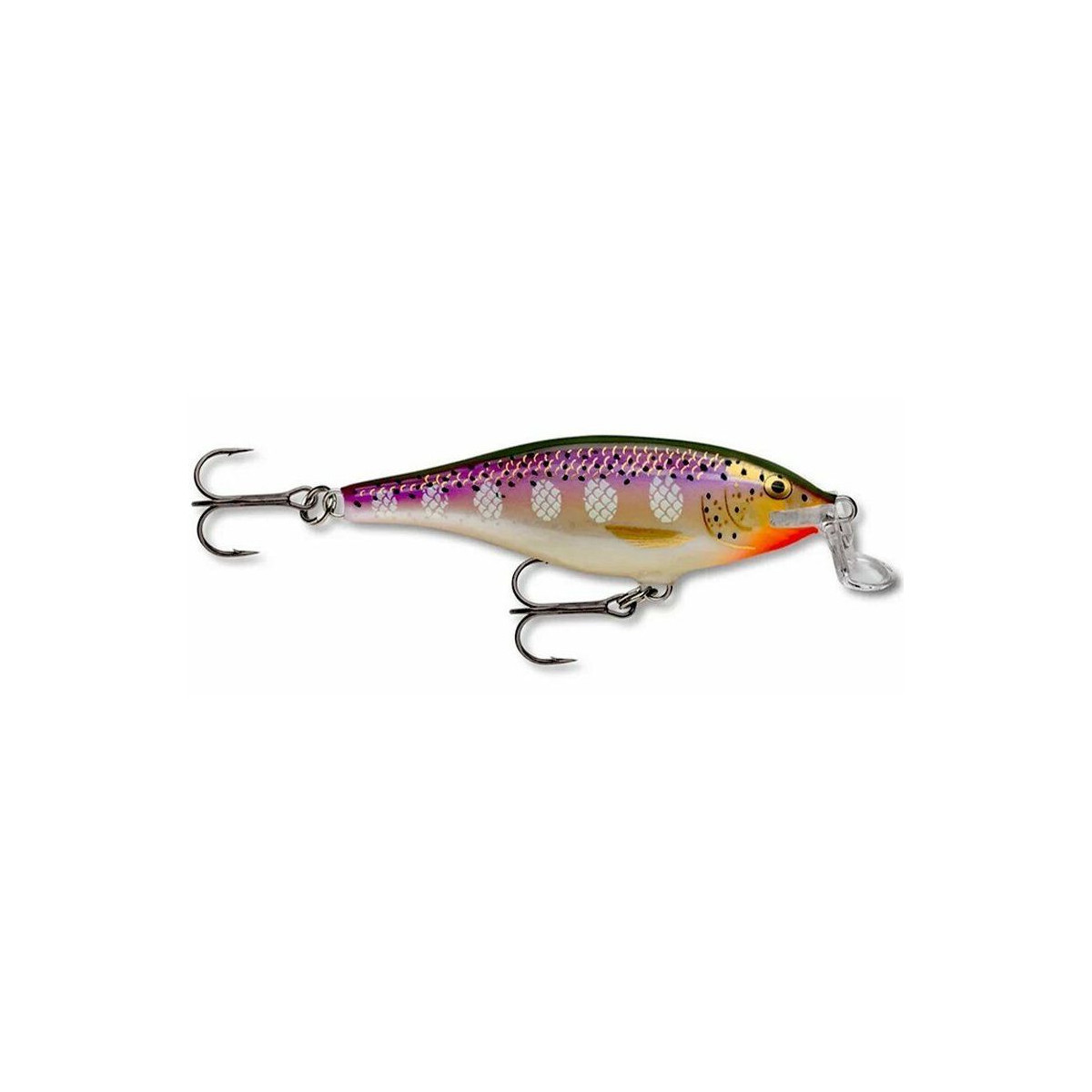 SSR09-PD Wobler Rapala Shallow Shad Rap 7cm - PD / Purpledescent