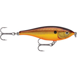 TWR08-CFL Wobler Rapala Twitchin Rap 8,0cm - CFL / Golden Flash
