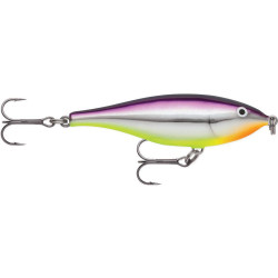 TWR08-PRCH Wobler Rapala Twitchin Rap 8,0cm - PRCH / Purple Chartreuse