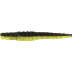 P239-563-239 Gumy Westin Ned Worm Slim 5,5cm - Black/Chartreuse