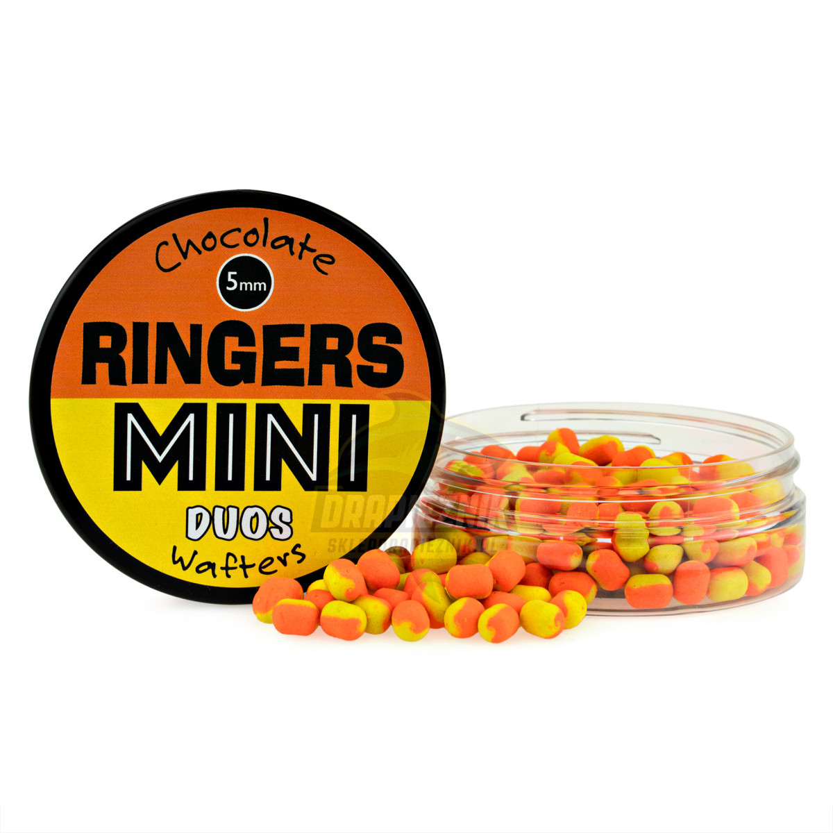 Ringers Chocolate Orange Duos Wafters 8x5mm - MINI Orange/Yellow