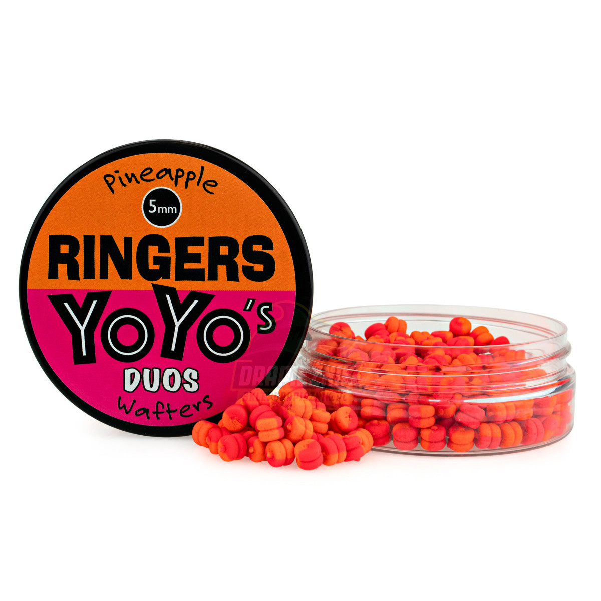 Ringers Pineapple YoYo's Duos Wafters 5mm - Orange/Pink