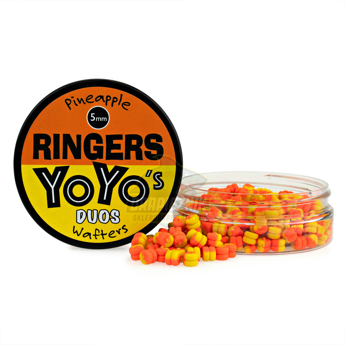 Ringers Pineapple YoYo's Duos Wafters 5mm - Orange/Yellow