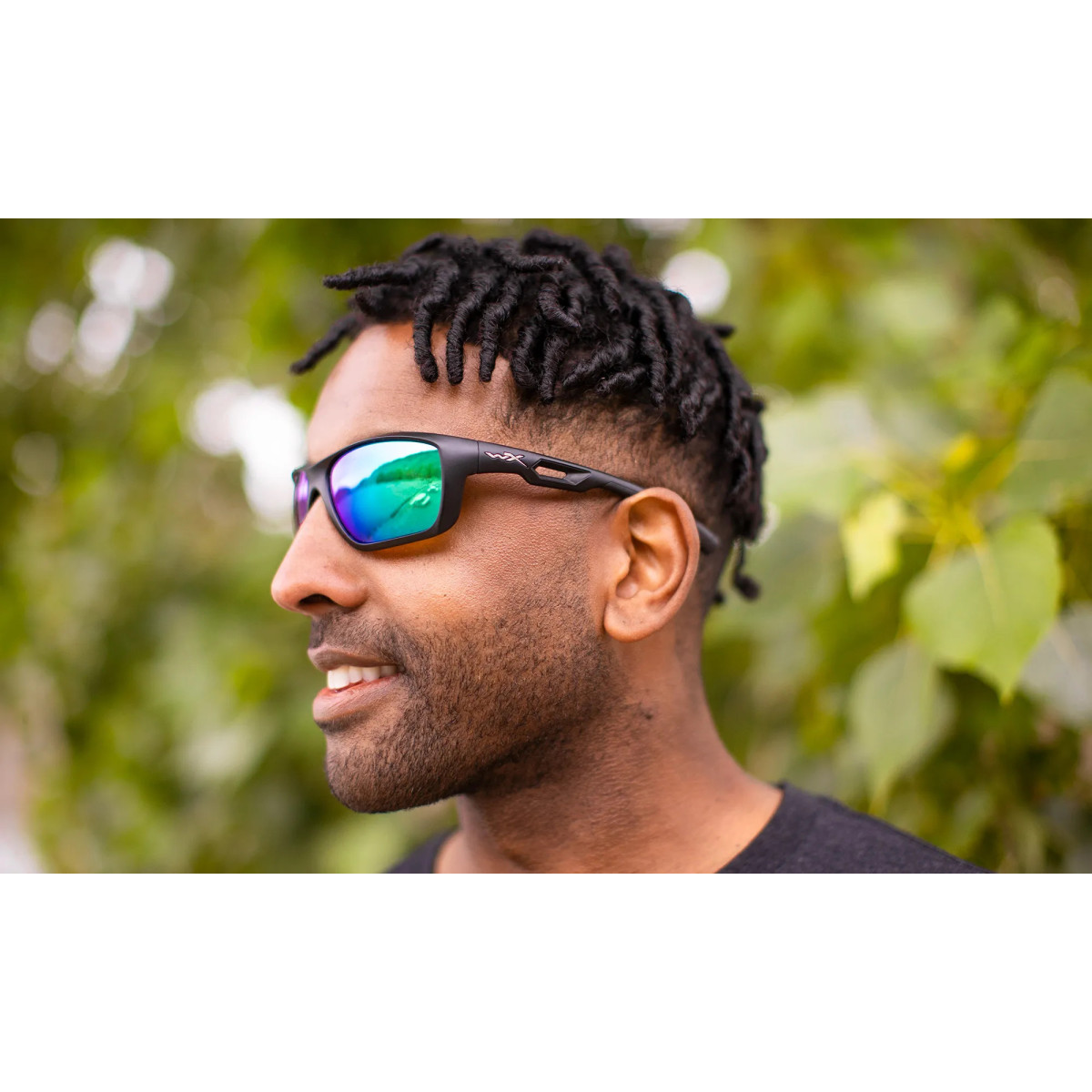 ACASP17 Okulary Wiley X Captivate - ASPECT Polaraized Green Mirror + GRATIS
