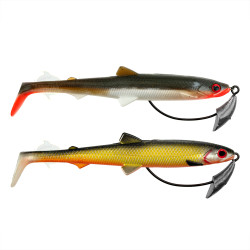 Zestaw zbrojonych gum Westin BullTeez Shadtail 12.5cm - OFFSET MIX 15