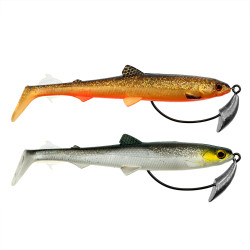 Zestaw zbrojonych gum Westin BullTeez Shadtail 12.5cm - OFFSET MIX 16