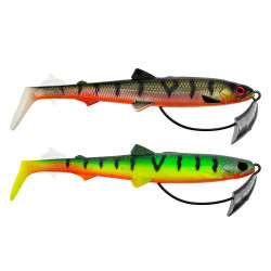 Zestaw zbrojonych gum Westin BullTeez Shadtail 9.5cm - OFFSET MIX 20