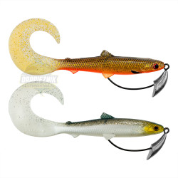 Zestaw zbrojonych gum Westin BullTeez Curltail 14cm - OFFSET MIX 10