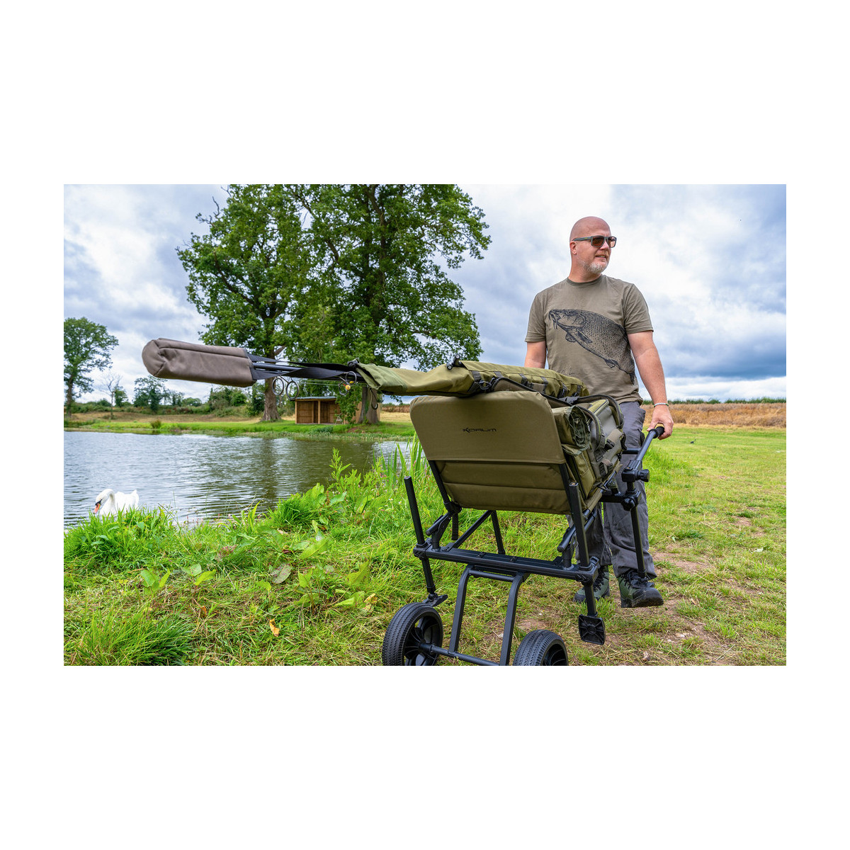 K0300046 System jezdny Korum S23 - Twin Wheel Barrow Kit