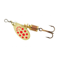 Obrotówka Mepps Aglia Decorees 1 Złota / Czerwone kropki