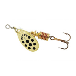 Obrotówka Mepps Aglia Decorees 1 Złota / Czarne kropki