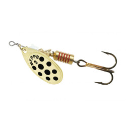 Obrotówka Mepps Aglia Decorees 3 Złota / Czarne kropki