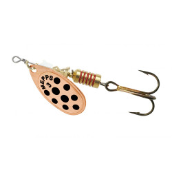 Obrotówka Mepps Aglia Decorees 3 Miedź / Czarne kropki