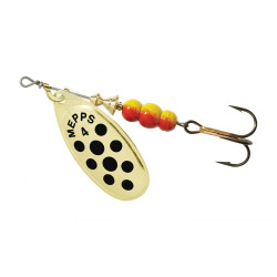 Obrotówka Mepps Aglia Decorees 4 Złota / Czarne kropki