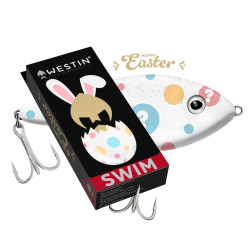 P036-1140-015 Wobler Westin Swim Glidebait 12cm SUSPENDING - Easter Edition