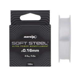 GML045 Żyłka Matrix Soft Steel Ultra Power Monofilament 100m - 0.16mm