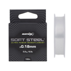 GML046 Żyłka Matrix Soft Steel Ultra Power Monofilament 100m - 0.18mm