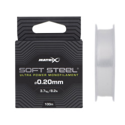 GML047 Żyłka Matrix Soft Steel Ultra Power Monofilament 100m - 0.20mm