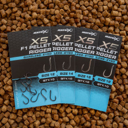 Haczyki Matrix X5 F1 Pellet Rigger