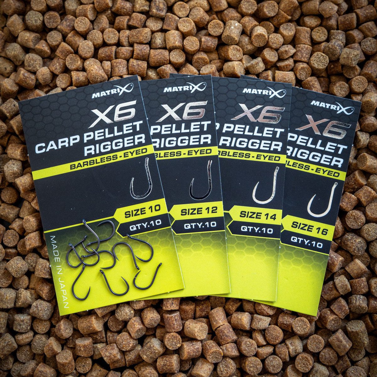 Haczyki Matrix X6 Carp Pellet Rigger